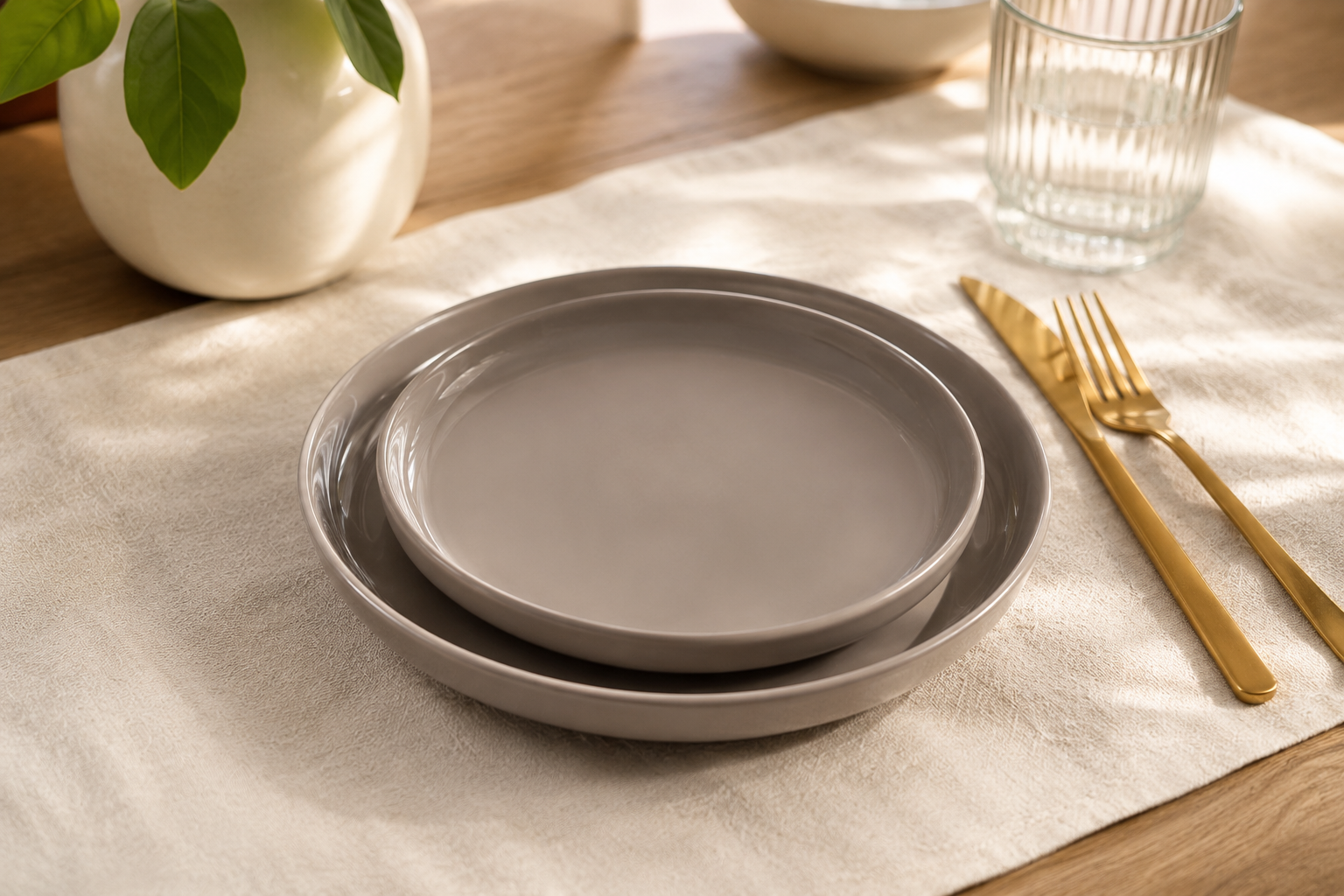 Warm Dining Set – 8 Delig