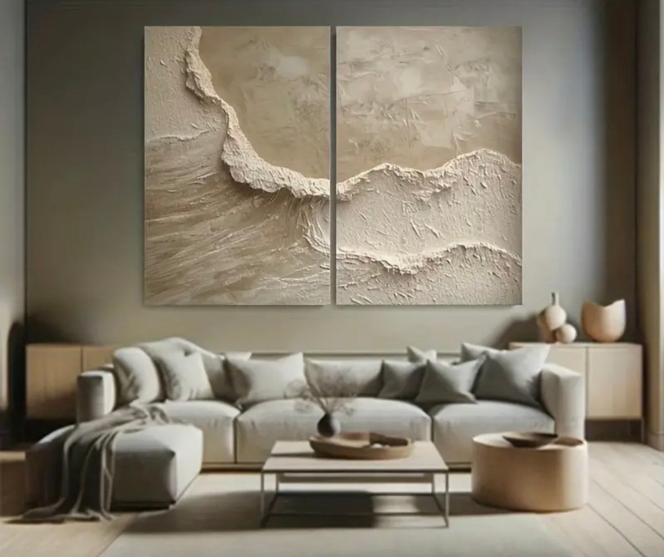 Ethereal Waves – Duo Canvas