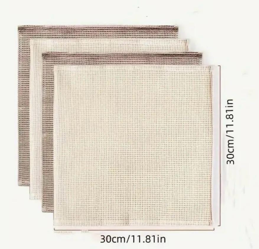 Keukenhanddoeken – Set van 4 (Wafelstructuur)